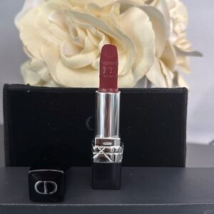 Dior Rouge Couture Colour Refillable Lipstick #824 Saint Germain Plum Satin